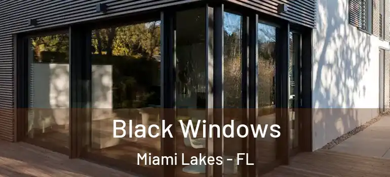  Black Windows Miami Lakes - FL