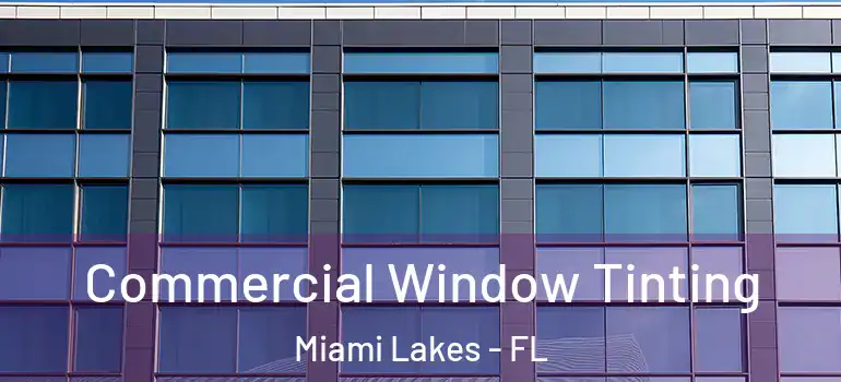  Commercial Window Tinting Miami Lakes - FL