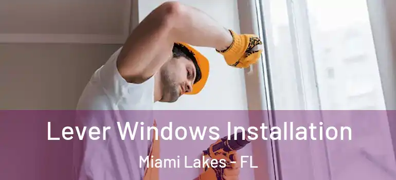  Lever Windows Installation Miami Lakes - FL