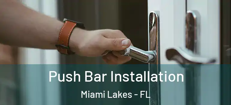  Push Bar Installation Miami Lakes - FL