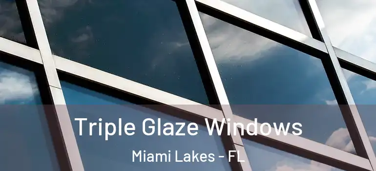  Triple Glaze Windows Miami Lakes - FL