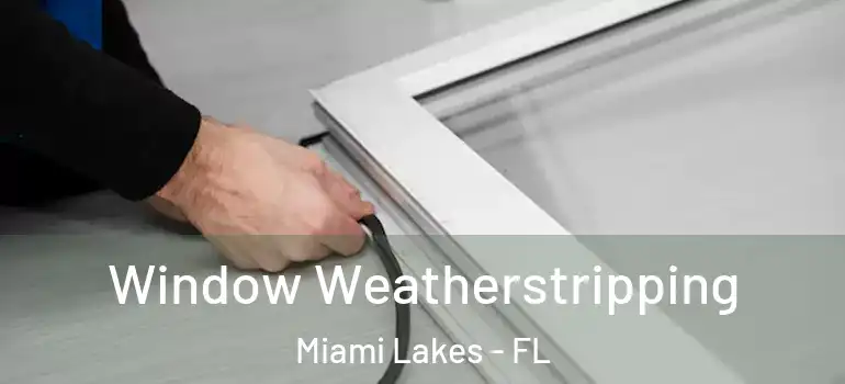  Window Weatherstripping Miami Lakes - FL
